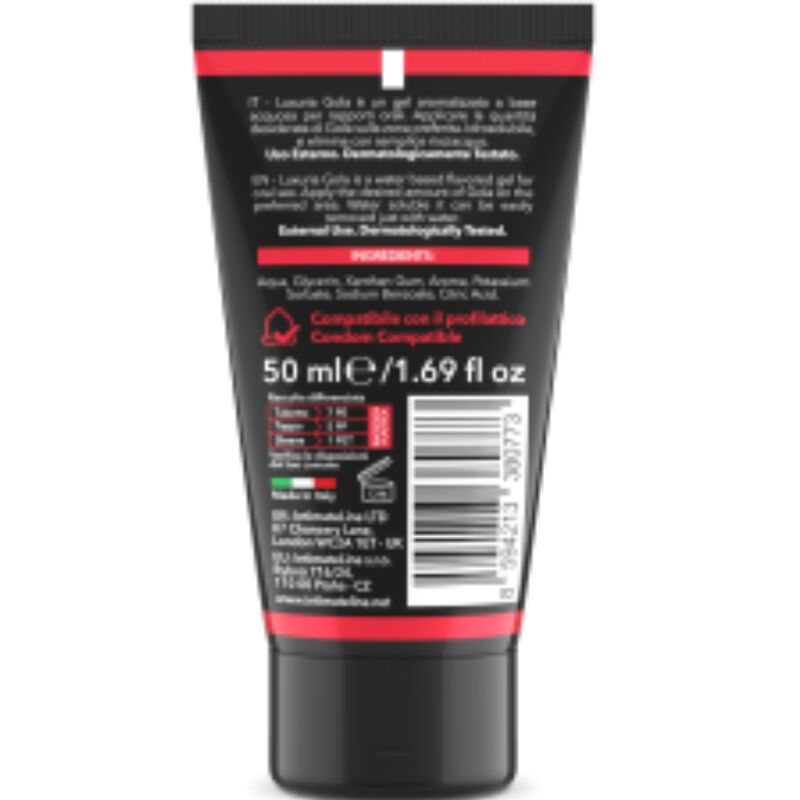 INTIMATELINE LUXURIA - SEXO GEL ORAL SABOR MORANGO 50 ML
