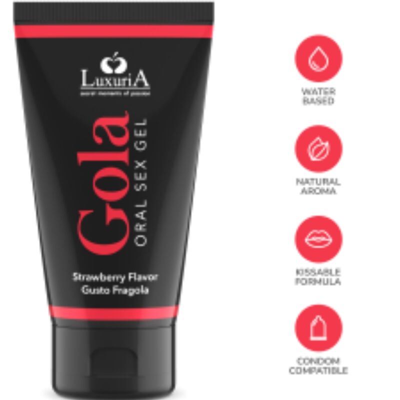 INTIMATELINE LUXURIA - SEXO GEL ORAL SABOR MORANGO 50 ML