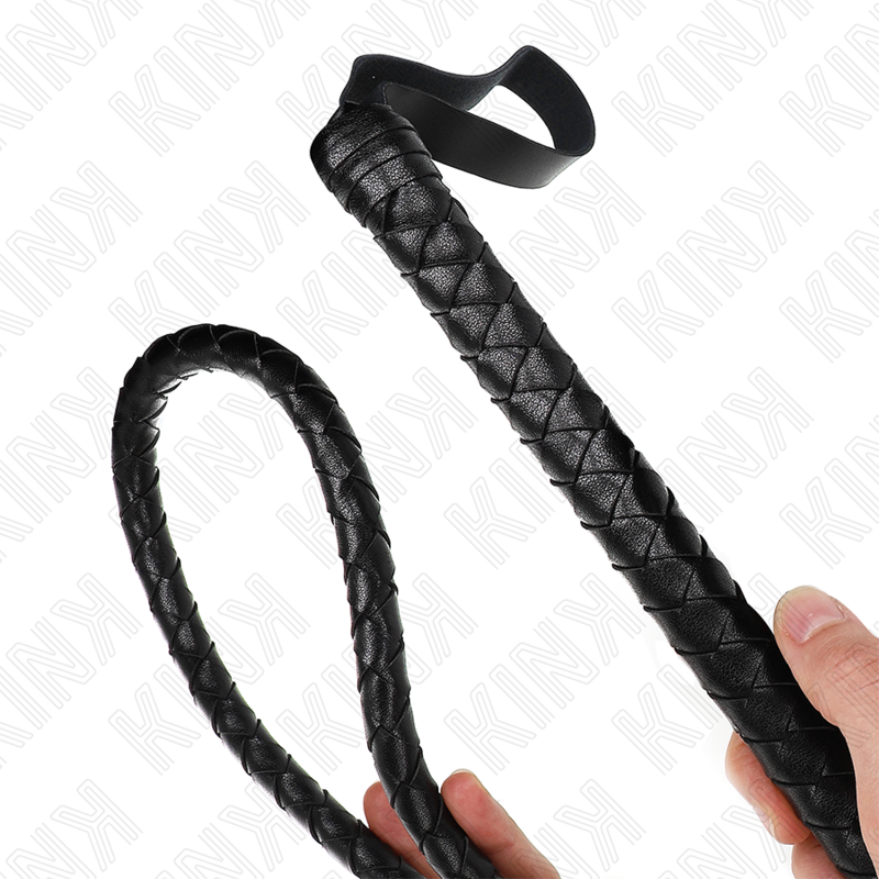 KINK - CHICOTE DE SERPENTE PRETO LARGO 210 CM