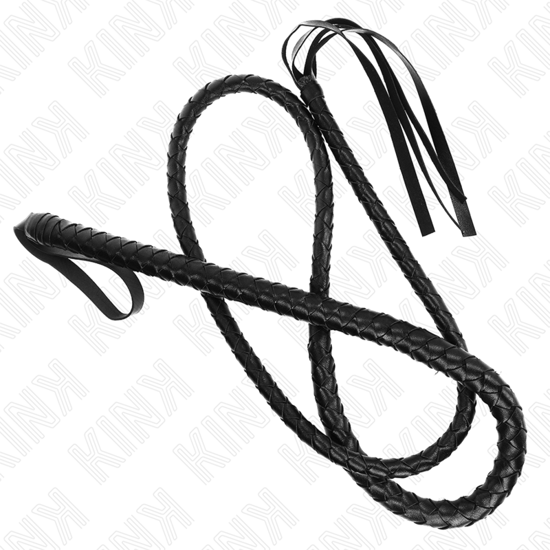 KINK - CHICOTE DE SERPENTE PRETO LARGO 210 CM