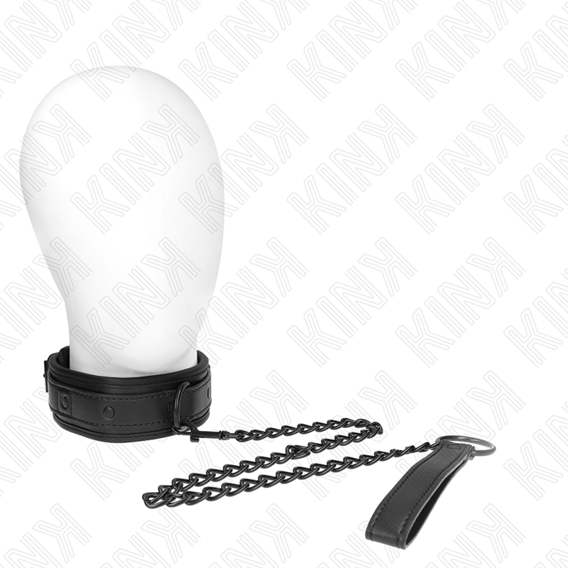 KINK - COLAR DE NEOPRENO BONDAGE MODELO 2 COM CINTO 78 CM AJUSTÁVEL 37,5 X 49,5 CM