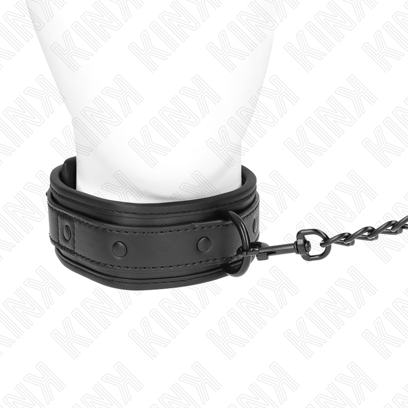 KINK - COLAR DE NEOPRENO BONDAGE MODELO 2 COM CINTO 78 CM AJUSTÁVEL 37,5 X 49,5 CM