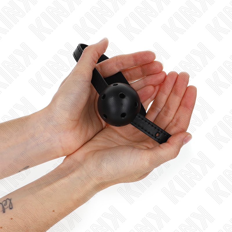 Kink - Bola Respiravel Preta Simplicity 4,5 Cm Mordaca 62 X 1,5 Cm