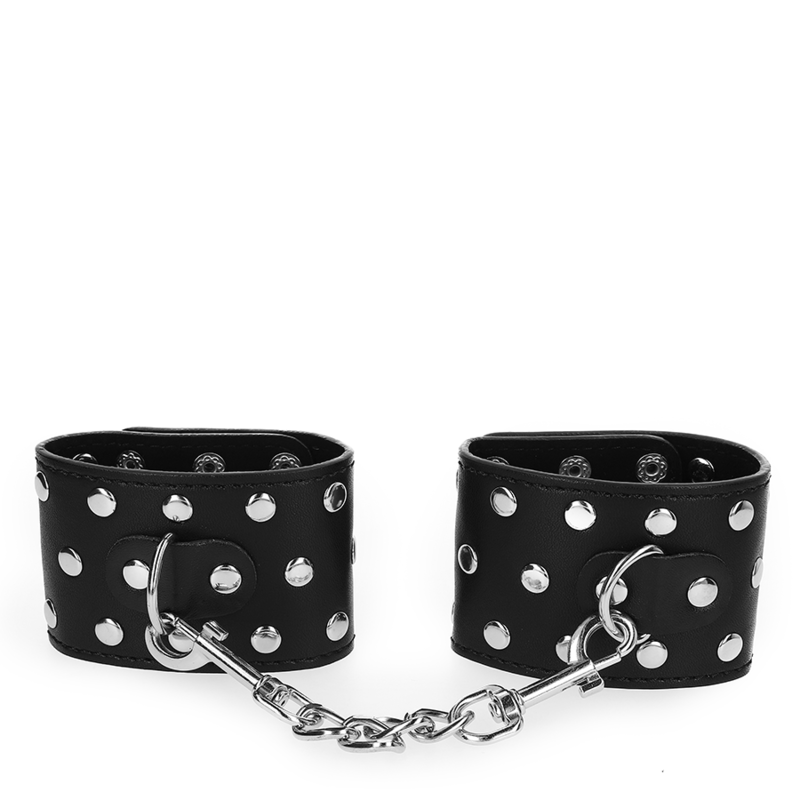 KINK - ALGEMAS COM FECHO DE PRESSÃO E TACHAS AJUSTÁVEL PRETAS 19-24 CM X 5.5 CM