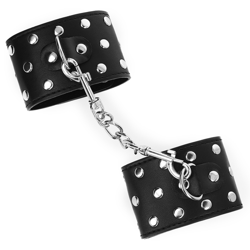 KINK - ALGEMAS COM FECHO DE PRESSÃO E TACHAS AJUSTÁVEL PRETAS 19-24 CM X 5.5 CM