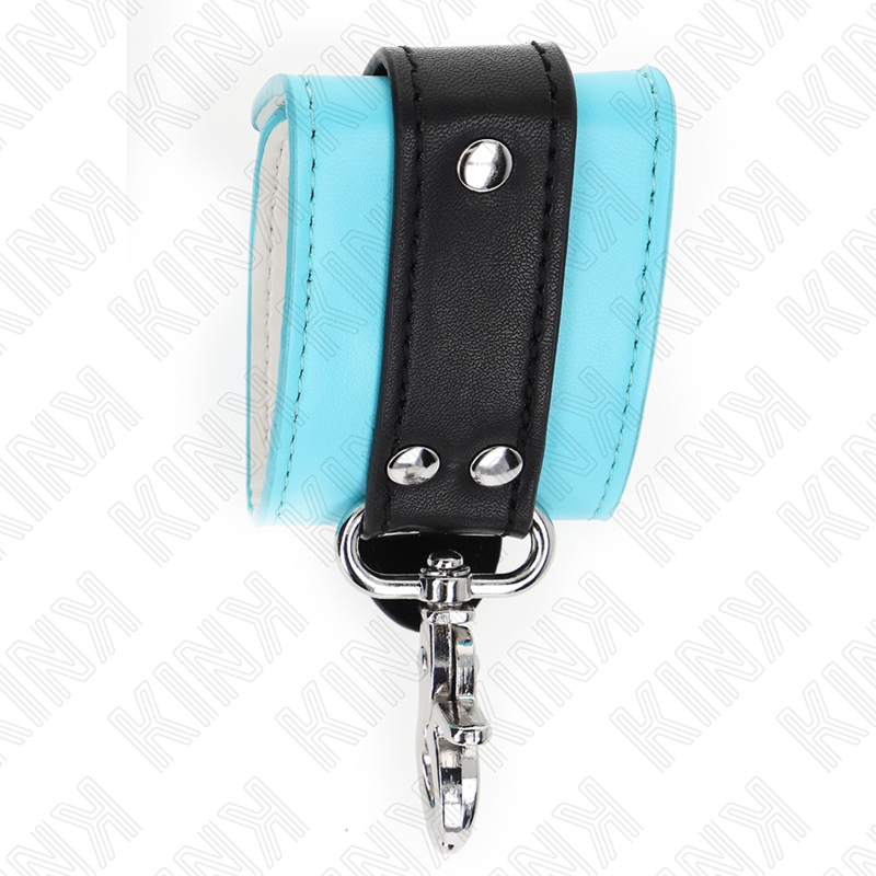 Kink - Retenções De Pulso Fecháveis ​​Premium Pretas E Azuis Ajustáveis ​​21-28 Cm X 5,5 Cm