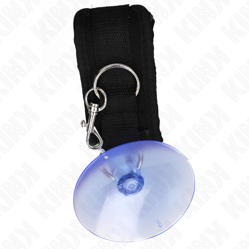 KINK - ALGEMAS COM VENTOSA PRETAS AJUSTÁVEL 29-40 CM X 5 CM