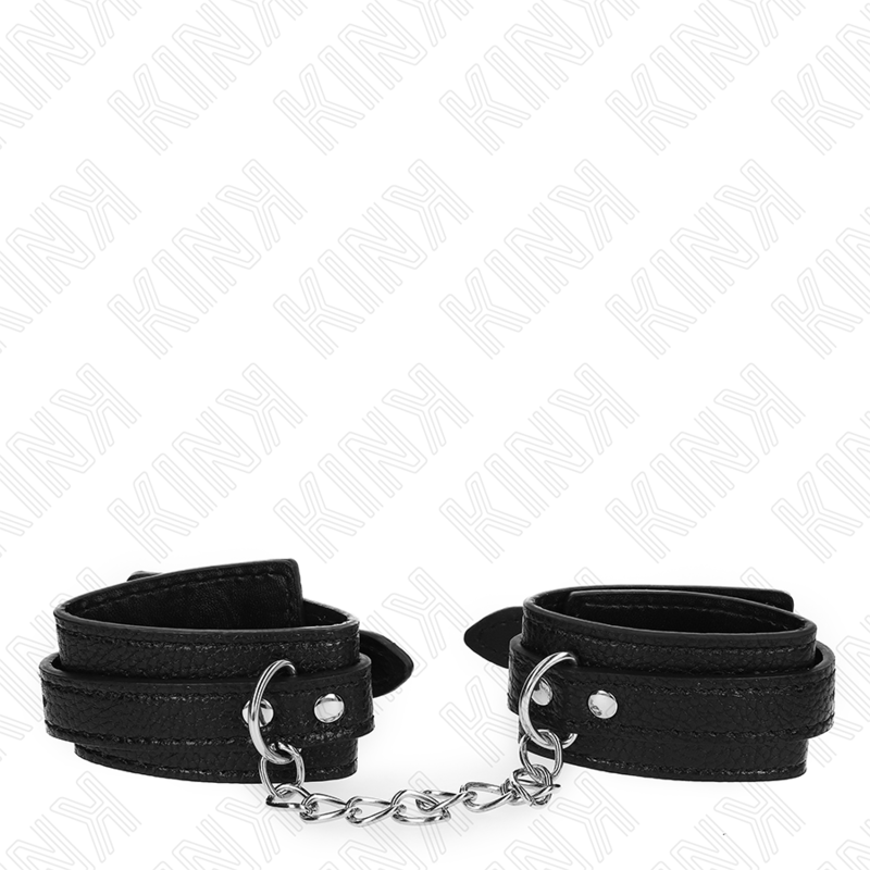 KINK - ALGEMAS ESTILO SERPENTE PRETAS AJUSTÁVEL 20-28 CM X 5.4 CM
