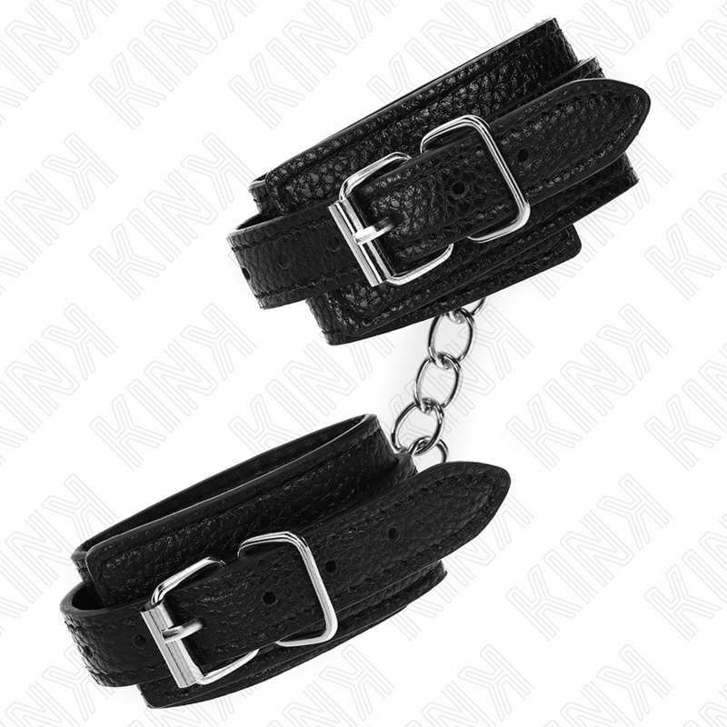 KINK - ALGEMAS ESTILO SERPENTE PRETAS AJUSTÁVEL 20-28 CM X 5.4 CM
