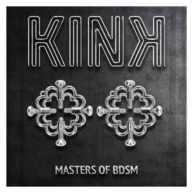 KINK - PINÇAS PARA MAMILOS COM FLOR METÁLICA