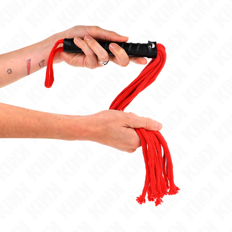 KINK - CHICOTE DE CORDA VERMELHO 56 CM