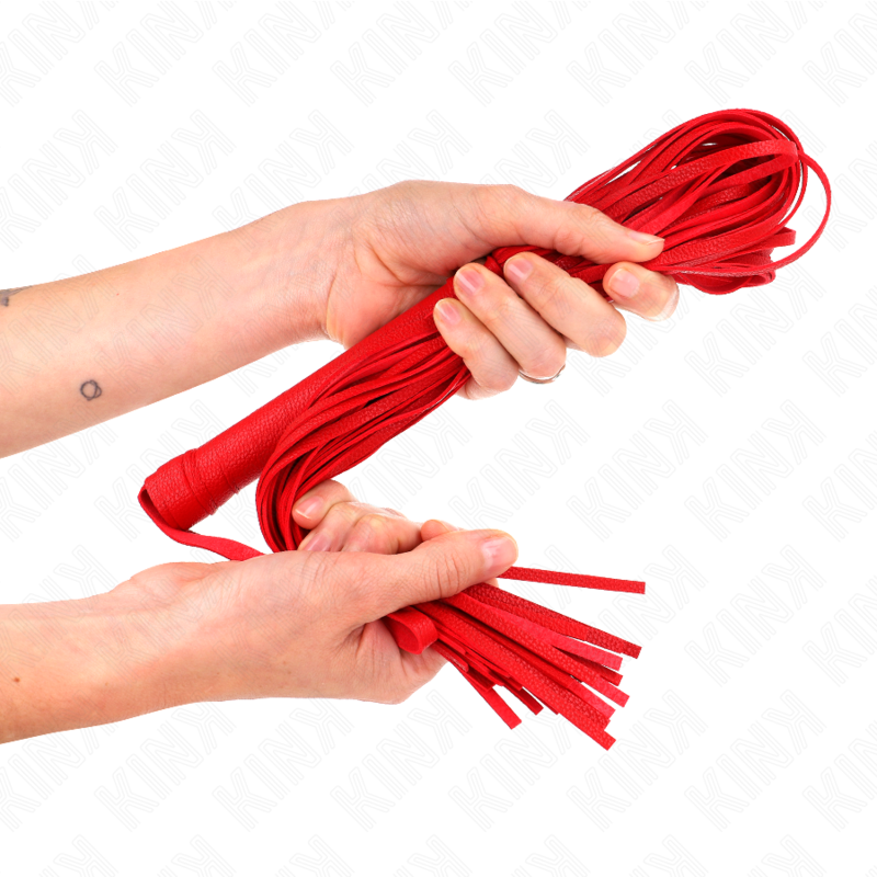 KINK - CHICOTE EM PVC MACIO VERMELHO 70 CM