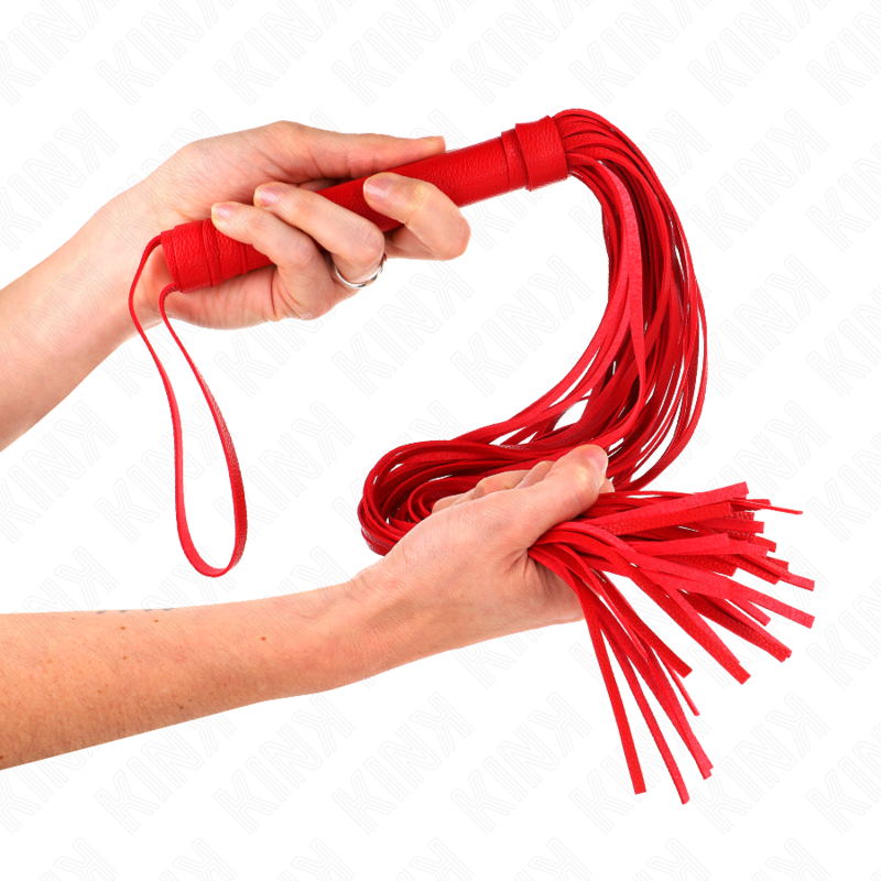 KINK - CHICOTE EM PVC MACIO VERMELHO 70 CM