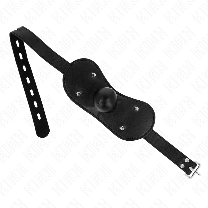 KINK - MÁSCARA BUCAL MORDAÇA COM BOLA E FECHO AJUSTÁVEL 42-60 CM