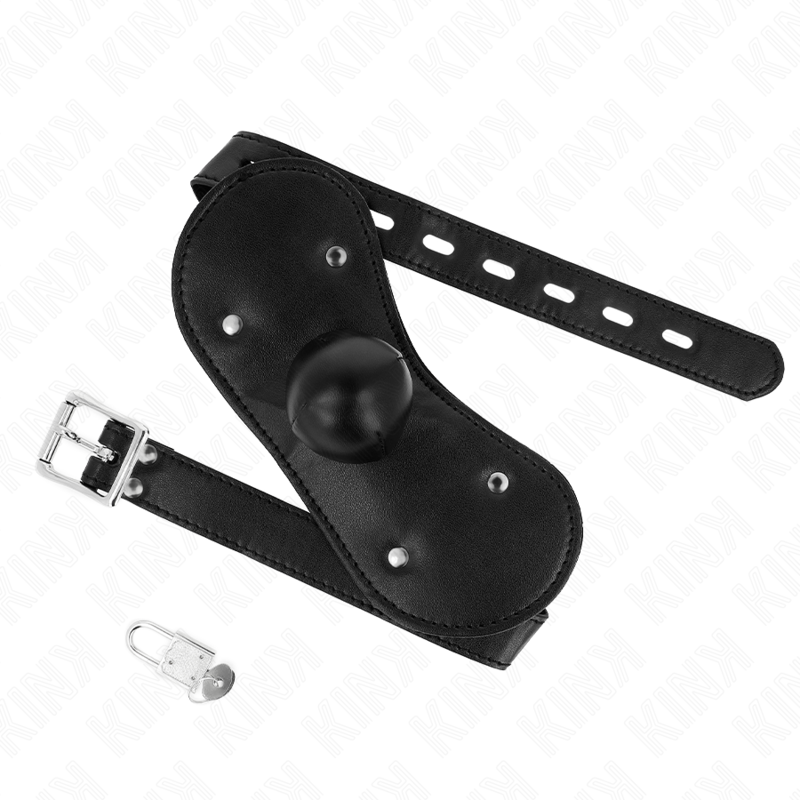 KINK - MÁSCARA BUCAL MORDAÇA COM BOLA E FECHO AJUSTÁVEL 42-60 CM