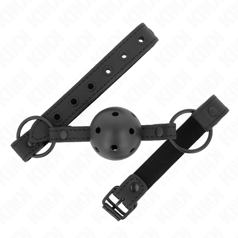 KINK - BOLA NEOPRENO 4,5 CM MORDAÇA 63,5 X 2 CM AJUSTÁVEL 41 X 59 CM