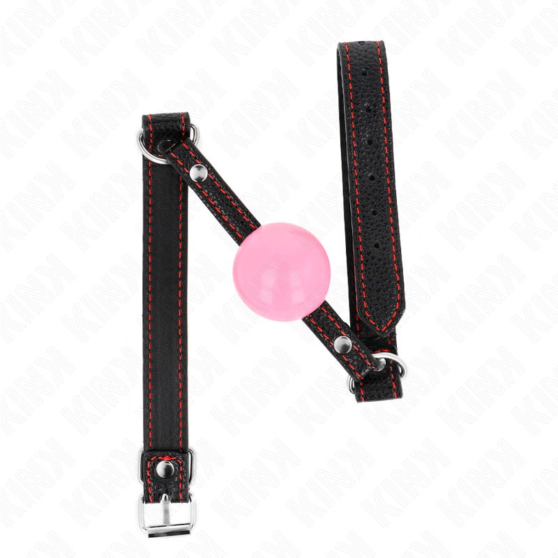 KINK - MORDAÇA DE BOLA 4 CM EM OURO ROSA 60 X 2 CM
