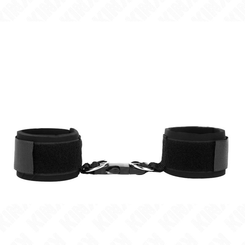 KINK - RETENÇÕES DE PULSO NEOPRENO HOOK&amp;LOOP FASTENER PRETO AJUSTÁVEIS 22-34 CM