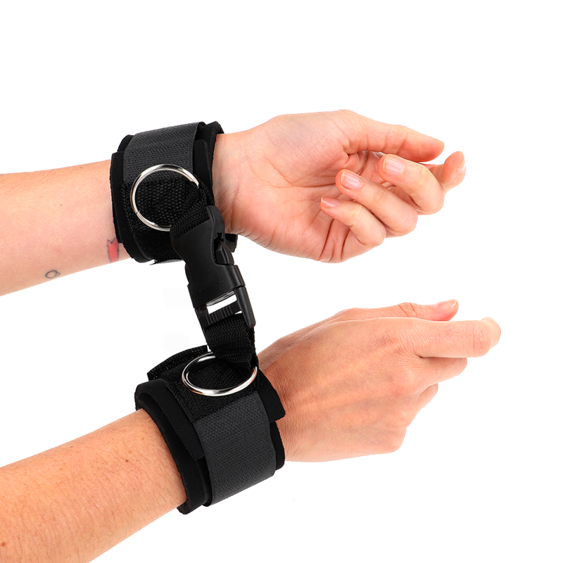 KINK - RETENÇÕES DE PULSO NEOPRENO HOOK&amp;LOOP FASTENER PRETO AJUSTÁVEIS 22-34 CM