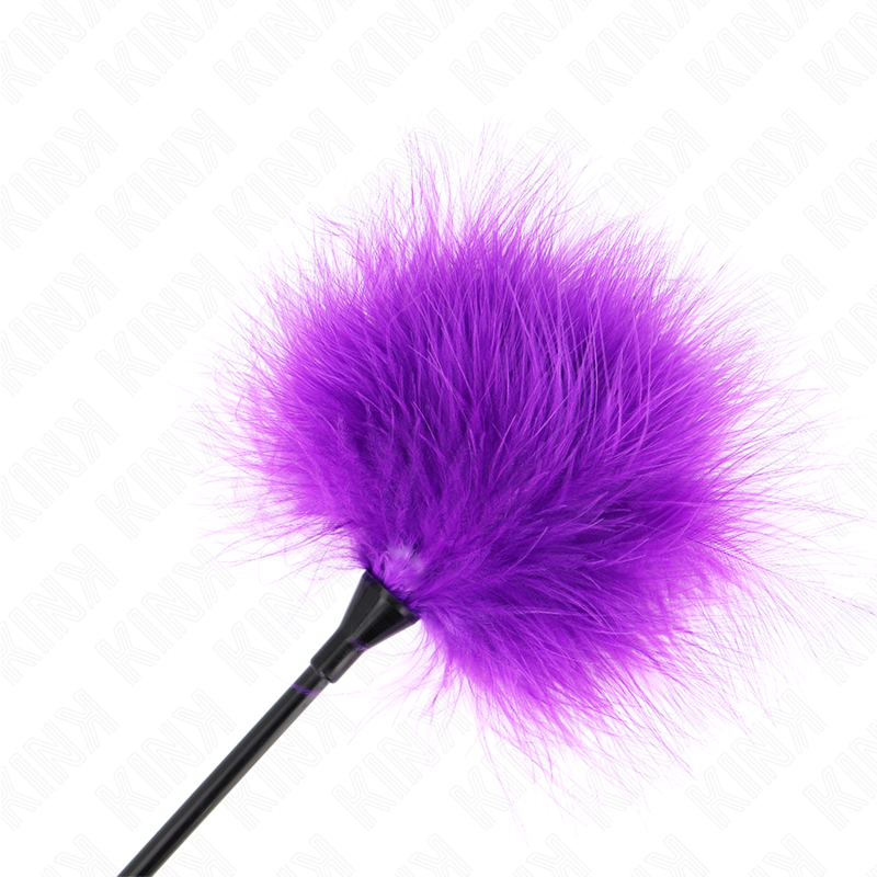 KINK - PLUMAS PARA COSQUINHAS ROXAS USADAS EM KIT BONDAGE 27 CM