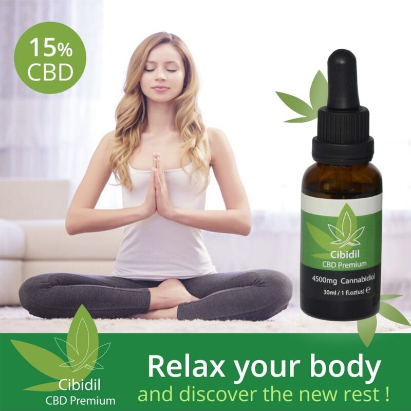 500 COSMÉTICOS - CIBIDIL ÓLEO RELAXANTE CBD 15% 30 ML