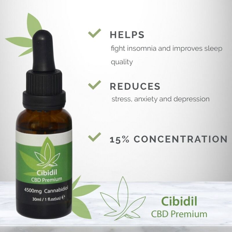 500 COSMÉTICOS - CIBIDIL ÓLEO RELAXANTE CBD 15% 30 ML