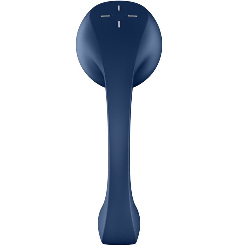 SATISFYER - PRO+ WAVE 4 ESTIMULADOR PONTO G & AIR PULSE COM APP GRATUITA AZUL ESCURO