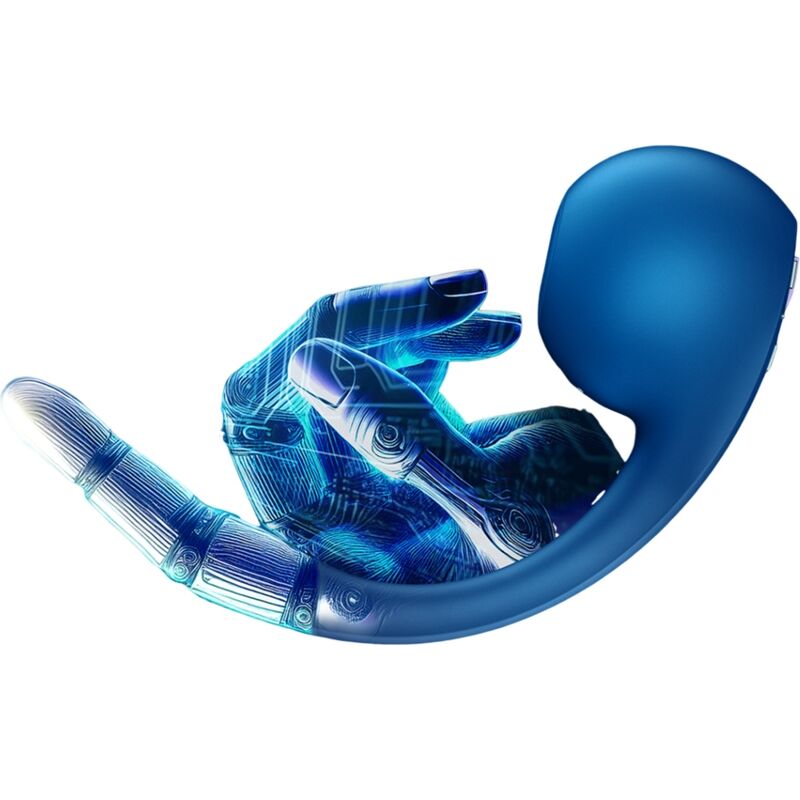 SATISFYER - PRO+ WAVE 4 ESTIMULADOR PONTO G & AIR PULSE COM APP GRATUITA AZUL ESCURO