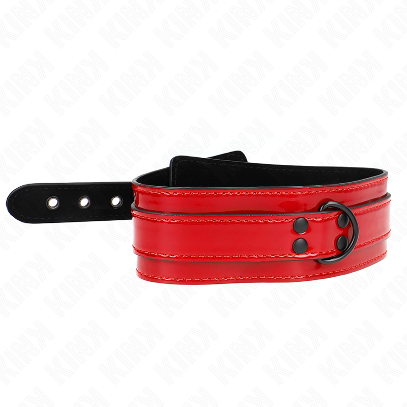 KINK - COLAR AJUSTÁVEL VERMELHO VINHO 37.5-49.5 CM X 5 CM