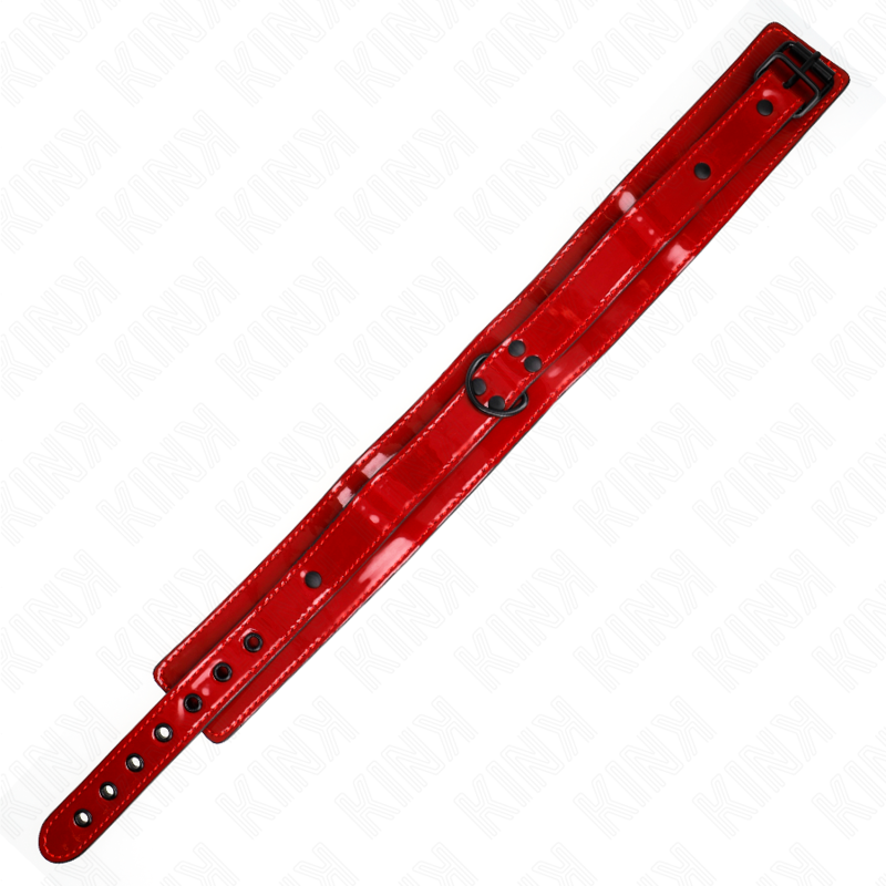 KINK - COLAR AJUSTÁVEL VERMELHO VINHO 37.5-49.5 CM X 5 CM