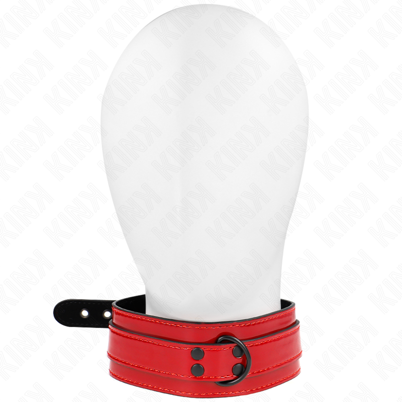 KINK - COLAR AJUSTÁVEL VERMELHO VINHO 37.5-49.5 CM X 5 CM