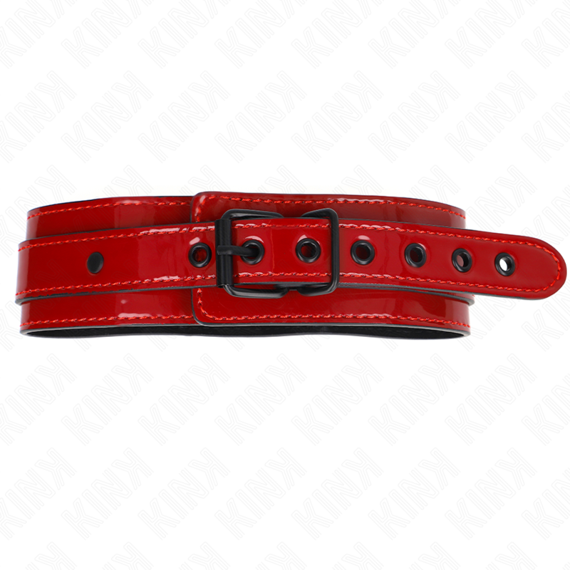 KINK - COLAR AJUSTÁVEL VERMELHO VINHO 37.5-49.5 CM X 5 CM