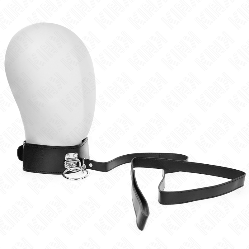 KINK - COLLAR ESTUDIDO 116 CM COM ALÇA DE COURO 50 X 5 CM