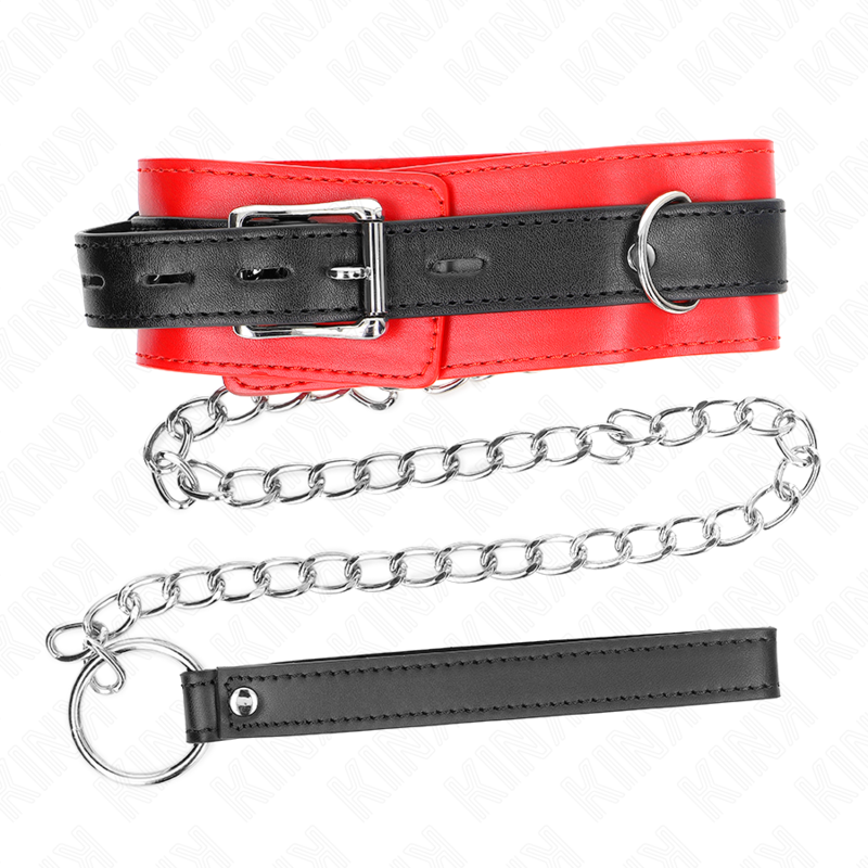 KINK - COLAR COM TRELA 65 CM VERMELHO 54 X 4.5 CM