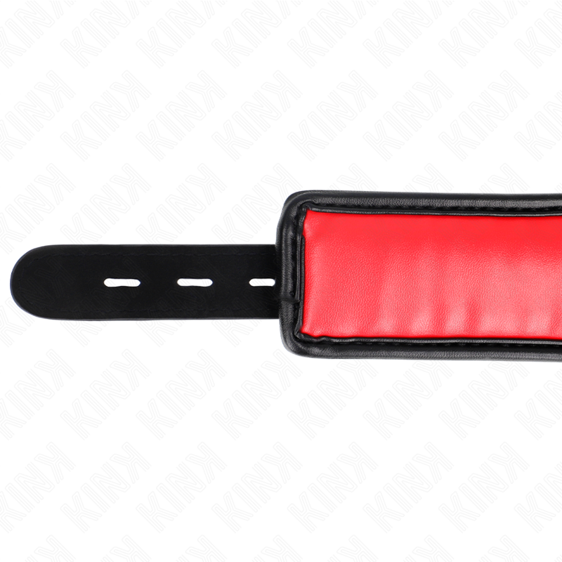 KINK - COLAR COM ESPONJA ALÇA DE IMITACIÓN DE COURO MODELO 3 AJUSTÁVEL 37-54 CM X 3 CM