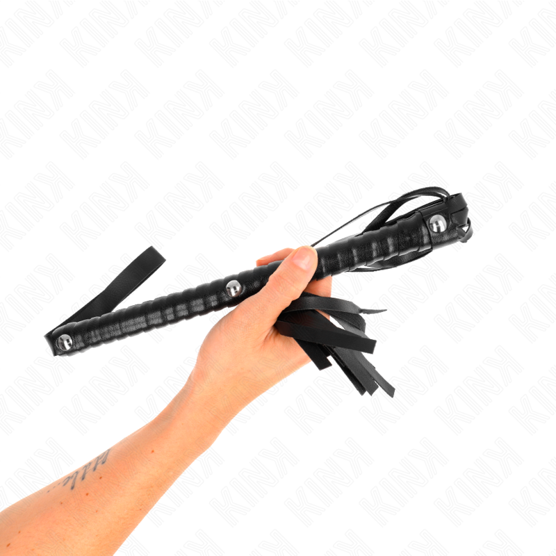 KINK - CHICOTE COM CABO TEXTURIZADO PRETO 48.5 CM