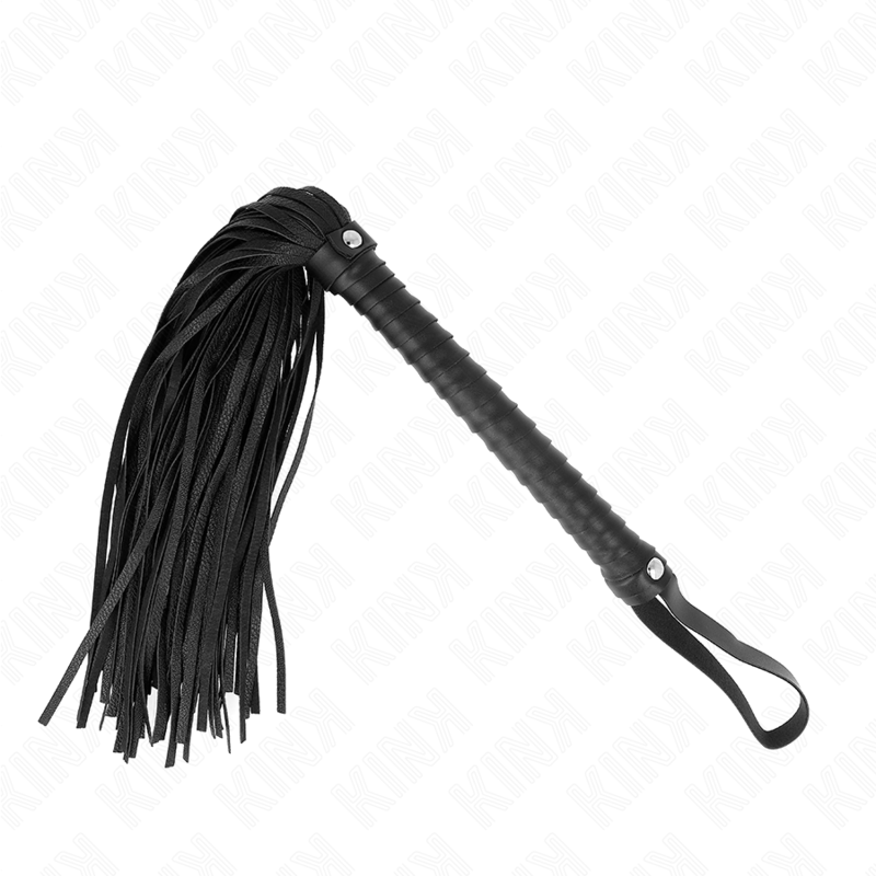 KINK - CHICOTE COM CABO TEXTURIZADO PRETO 48.5 CM
