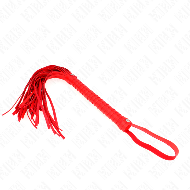 KINK - CHICOTE COM CABO TEXTURIZADO VERMELHO 48.5 CM