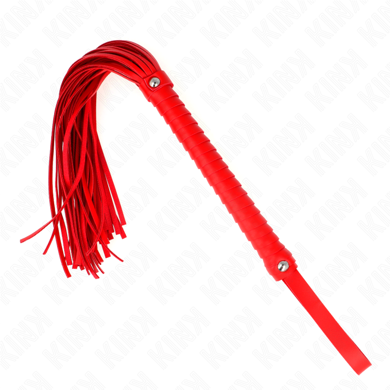 KINK - CHICOTE COM CABO TEXTURIZADO VERMELHO 48.5 CM