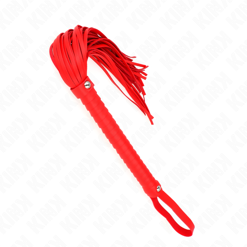 KINK - CHICOTE COM CABO TEXTURIZADO VERMELHO 48.5 CM