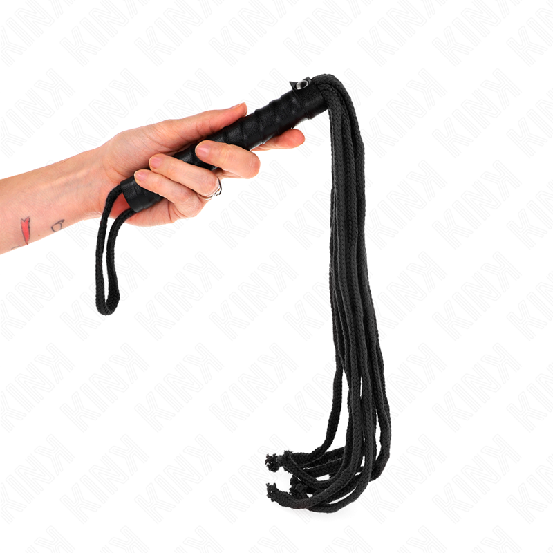KINK - CHICOTE DE CORDA PRETO 56 CM