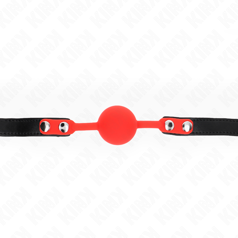 KINK - BOLA SILICONA MORDAÇA 4 CM COM FECHADURA 60 x 2 CM