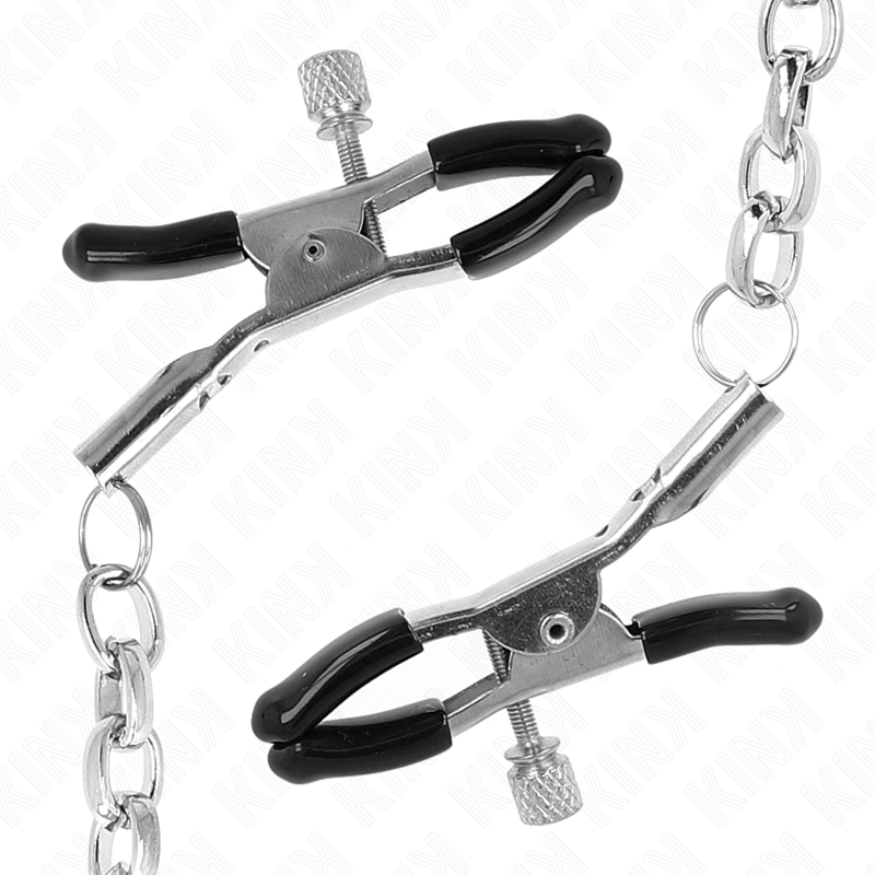 KINK - PINÇAS PARA MAMILOS COM CORRENTE GROSSA 30 CM