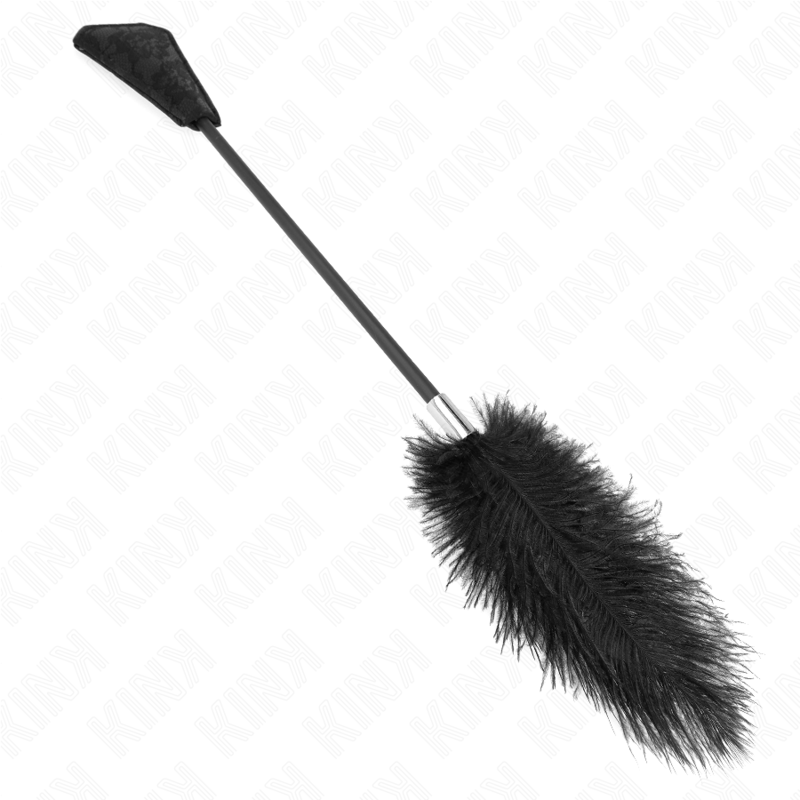 KINK - Peñas de Avestruz para Cócegas com Palete de Renda 56 cm