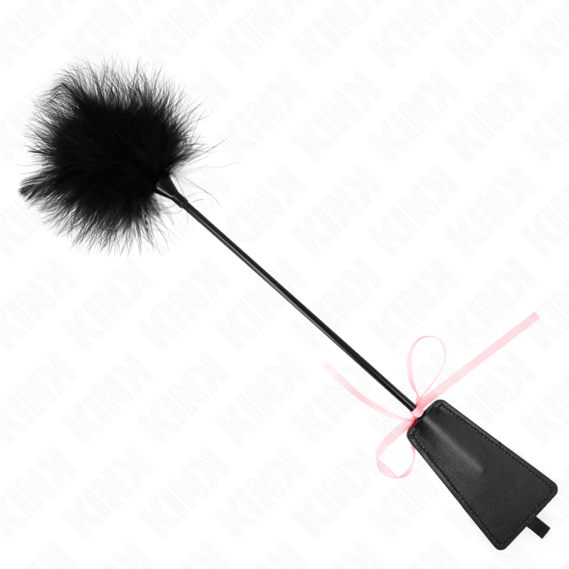 KINK - PLUMAS PARA COSQUINHAS COM LAÇO DE FITA ROSA 49 CM