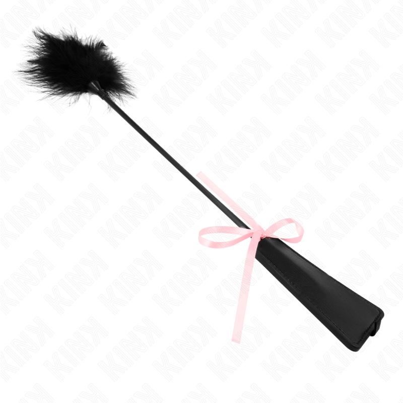 KINK - PLUMAS PARA COSQUINHAS COM LAÇO DE FITA ROSA 49 CM