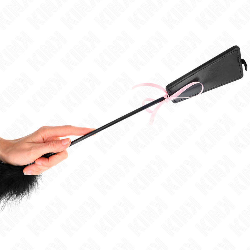 KINK - PLUMAS PARA COSQUINHAS COM LAÇO DE FITA ROSA 49 CM