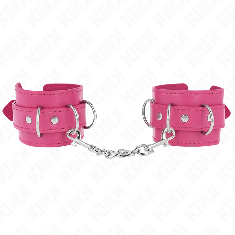 KINK - ALGEMAS COM 3 ARGOLAS EM D AJUSTÁVEL ROSAS 17.5-25 CM X 6 CM
