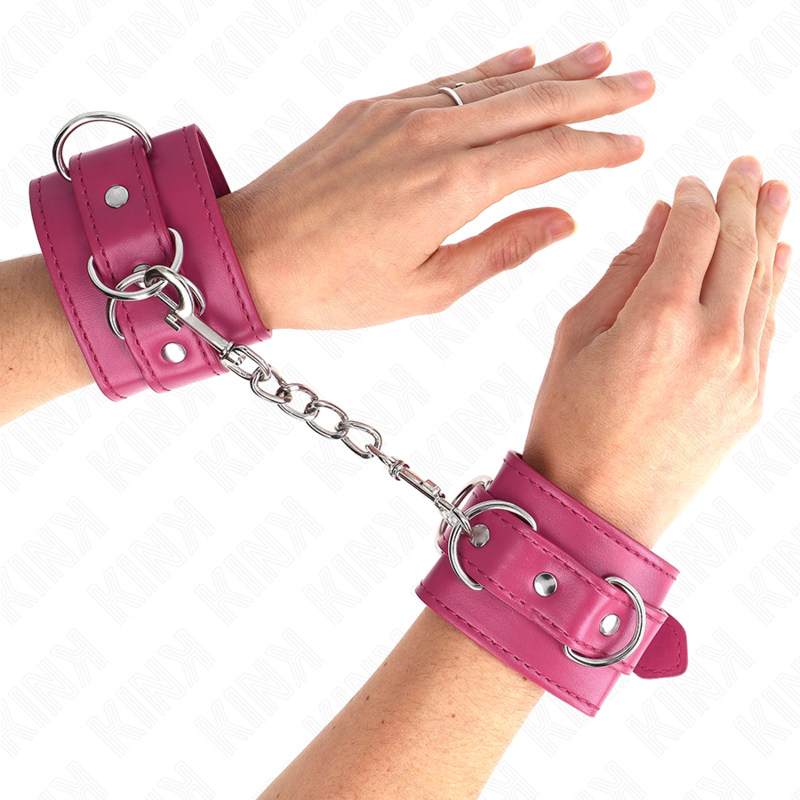 KINK - ALGEMAS COM 3 ARGOLAS EM D AJUSTÁVEL ROSAS 17.5-25 CM X 6 CM