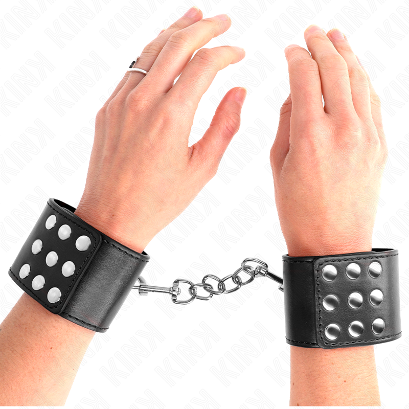 KINK - ALGEMAS COM FECHO DE PRESSÃO AJUSTÁVEL PRETAS 19-24 CM X 5.5 CM